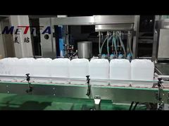 स्वचालित 10L बाल्टी भरने वाली कैपिंग और लेबलिंग मशीन