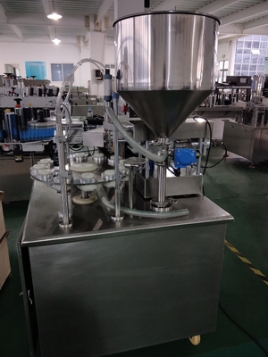 1500bph Semi Automatic Ultrasonic Soft Tube Filling And Sealing Machine Wooden Case Packaging