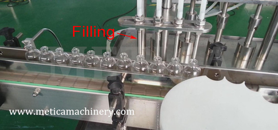 Fully Automatic Monoblock Filling Capping Machine Precision Servo Motor Driven 99% Capping Rate