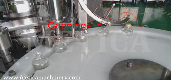 Fully Automatic Monoblock Filling Capping Machine Precision Servo Motor Driven 99% Capping Rate