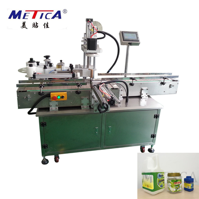 Precision Automatic Sticker Labeling Machine For Square Bottle