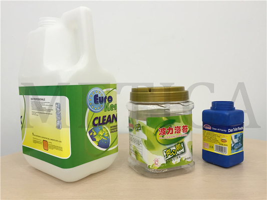 Precision Automatic Sticker Labeling Machine For Square Bottle