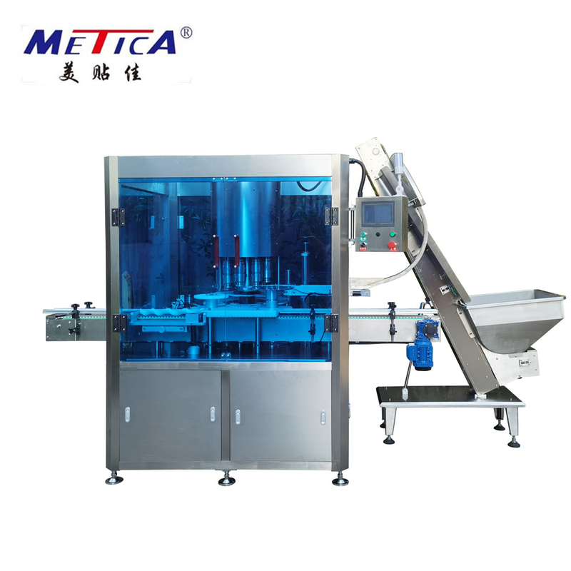 100BPM Automatic High Speed Rotary Bottle Capping Machine For Plastic Bottle