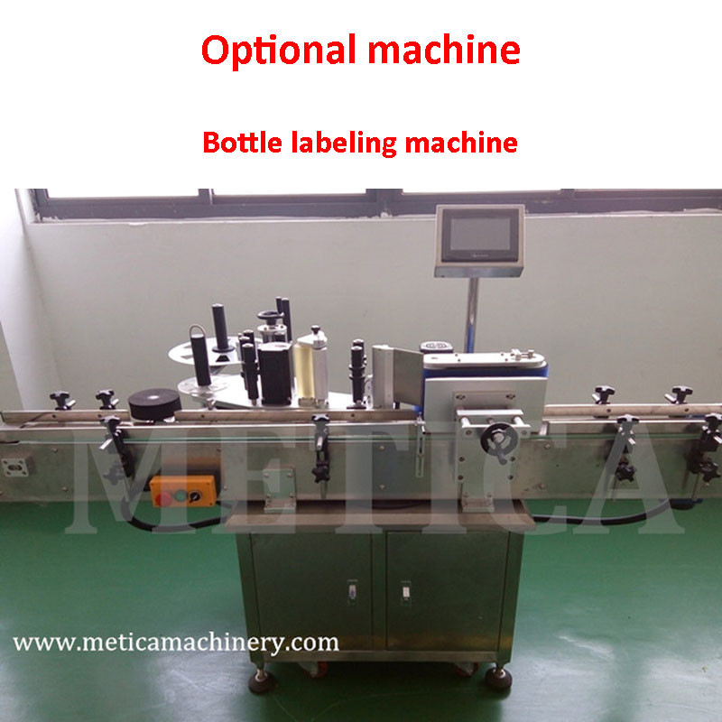 प्रेसिजन 10ml-100ml मोनोब्लॉक फिलिंग कैपिंग मशीन सर्वो मोटर ड्राइव पिस्टन तकनीक के साथ