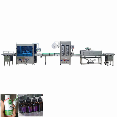 ओरल लिक्विड बॉटलिंग और लेबलिंग मशीन 0.6-0.8Mpa ग्लास बॉटल फिलिंग मशीन