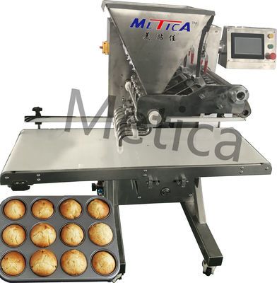 OEM 100g केक फिलर मशीन टच स्क्रीन कंट्रोल 2000BPH-3000BPH