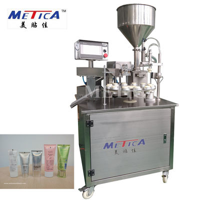 स्वचालित मलहम भरने और सीलिंग मशीन 100bph-1500bph